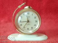 Ceas Vechi Ceas Deşteptător Slava SLAVA Globe Rocket