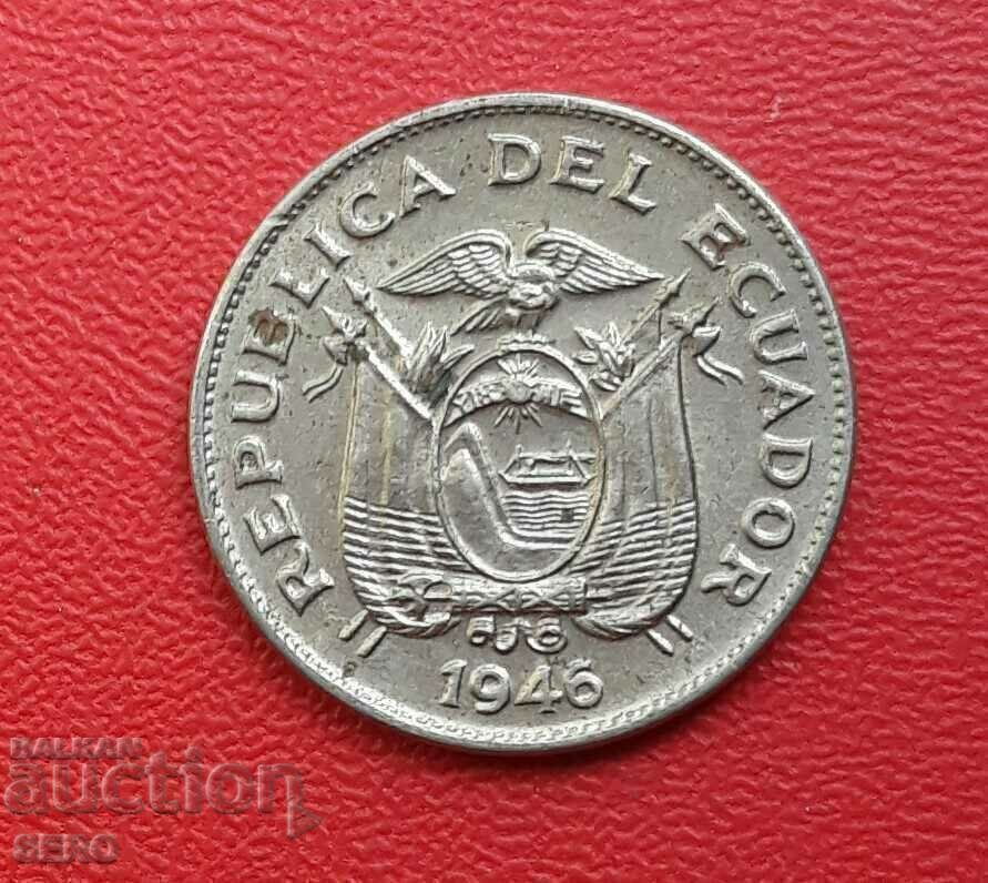 Ecuador-5 cenți 1946 cu preț 1.21 BGN | € 0.62