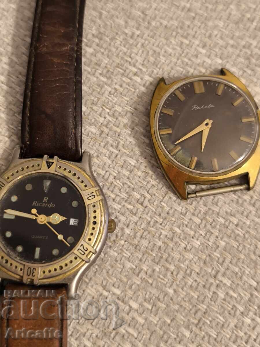 Δύο ρολόγια, quartz και χειροκίνητο Δύο ρολόγια, quartz και χειροκίνητο