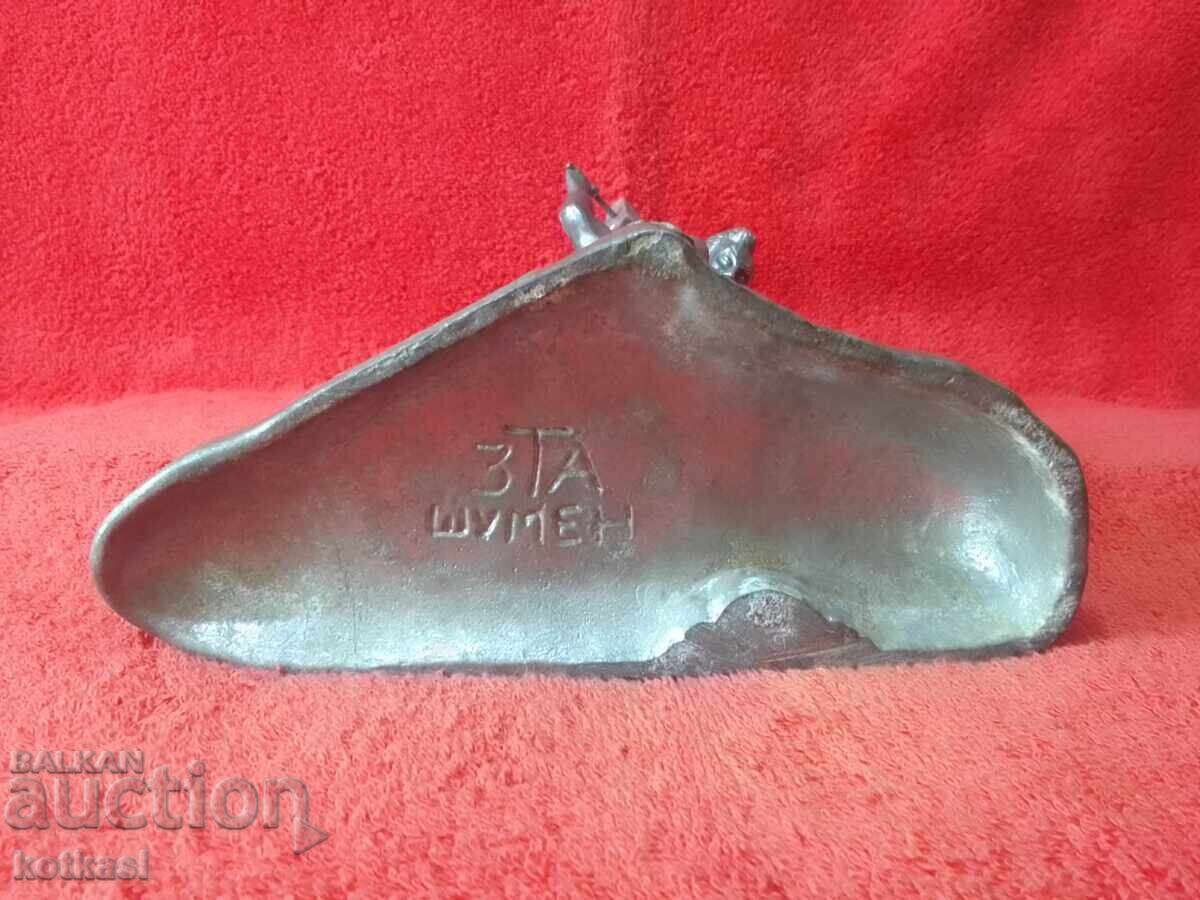 Стара Пластика Фигура Скулптура Метал Алуминий Ковач - 6