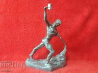 Figurină Sculptură Metal Aluminiu Fierar