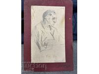 Grigor Naydenov signed and dated drawing, painting. 1931