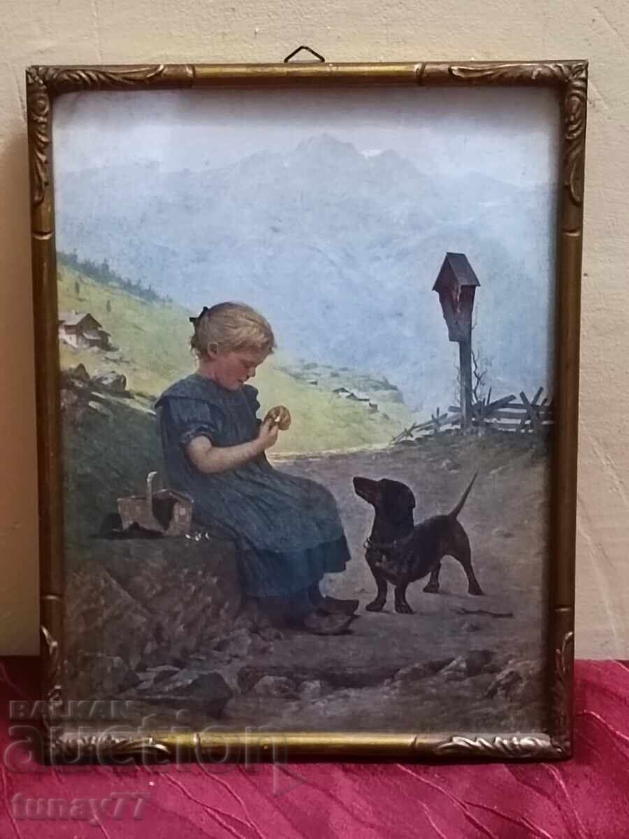 Old picture frame glass Old picture frame glass