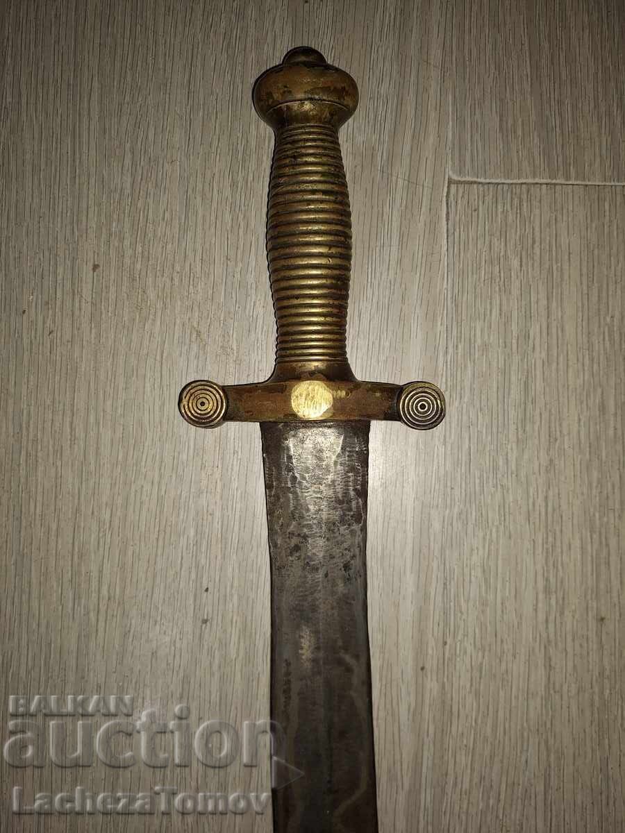 Delivery of Sabre with blade, France, bronze handle, excellent condition Delivery of Sabre with blade, France, bronze handle, excellent condition