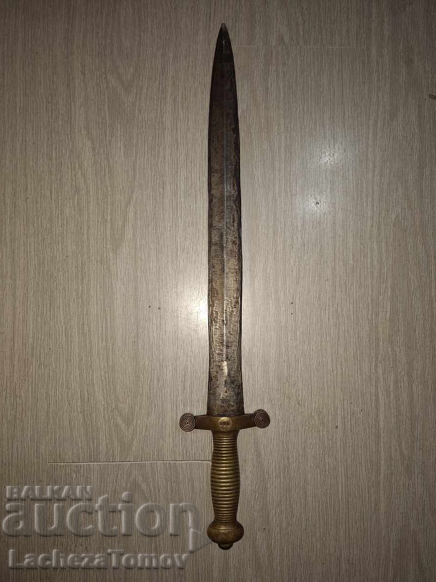 Sabre with blade, France, bronze handle, excellent condition Sabre with blade, France, bronze handle, excellent condition