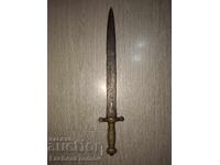 Sabre with blade, France, bronze handle, excellent condition