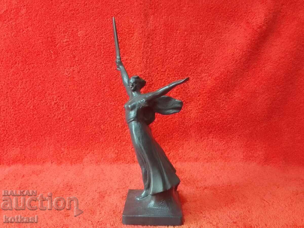 Auction Old Metal Figure Mamayev Kurgan Motherland Calls Volgograd Auction Old Metal Figure Mamayev Kurgan Motherland Calls Volgograd