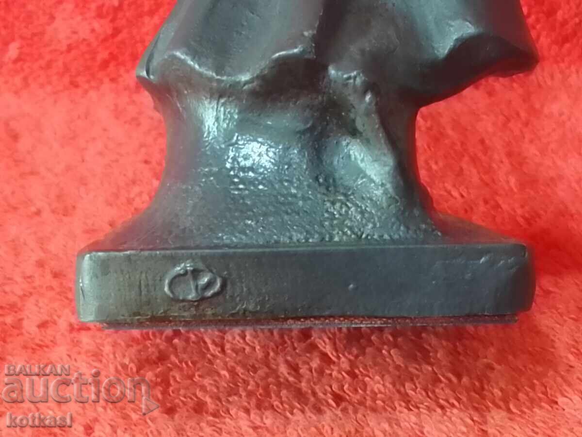 Παλιά μεταλλική φιγούρα Μαμάγιεφ Κουργκάν, Ροδίνα Ματ, Βόλγκογκραντ (EUR) - 5