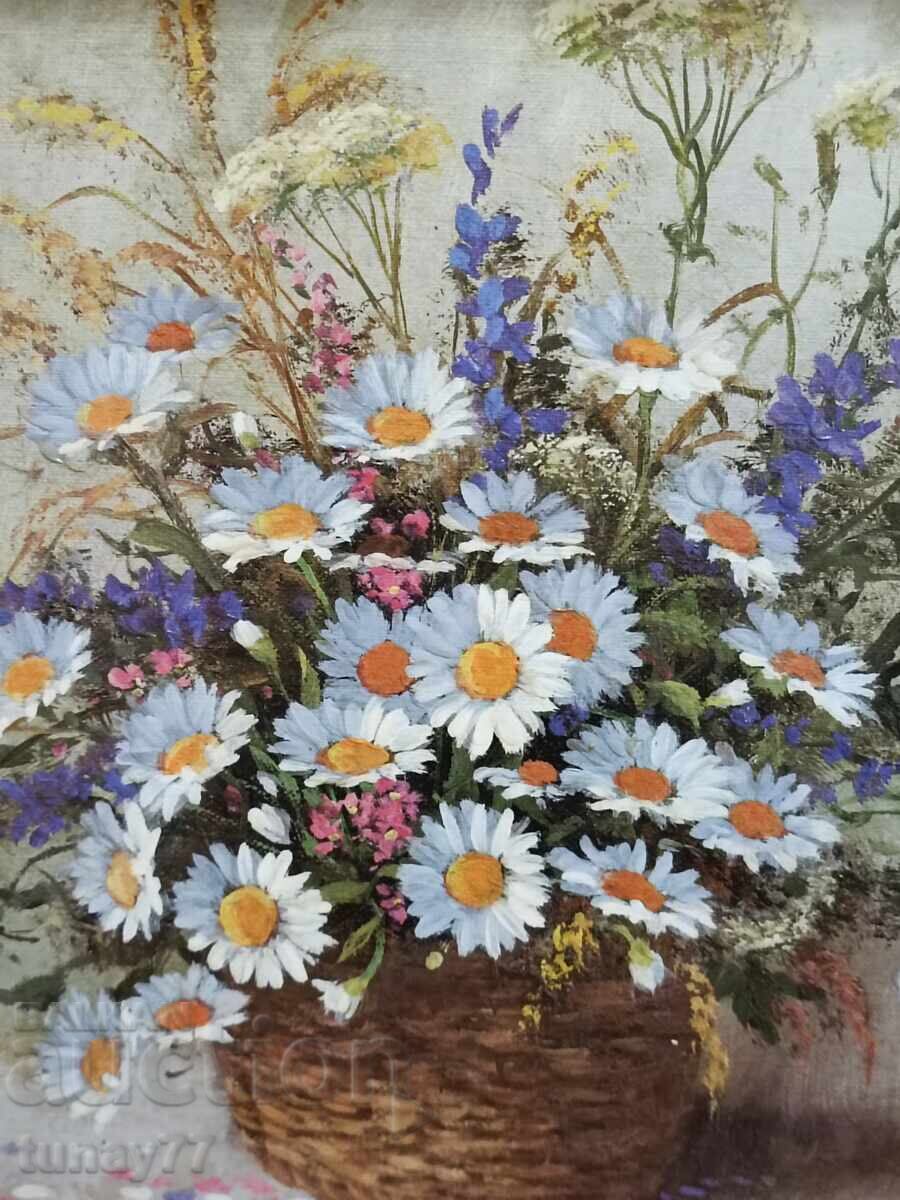 Auction  Old Vintage Painting Don Vaughan (1916) unique in real life