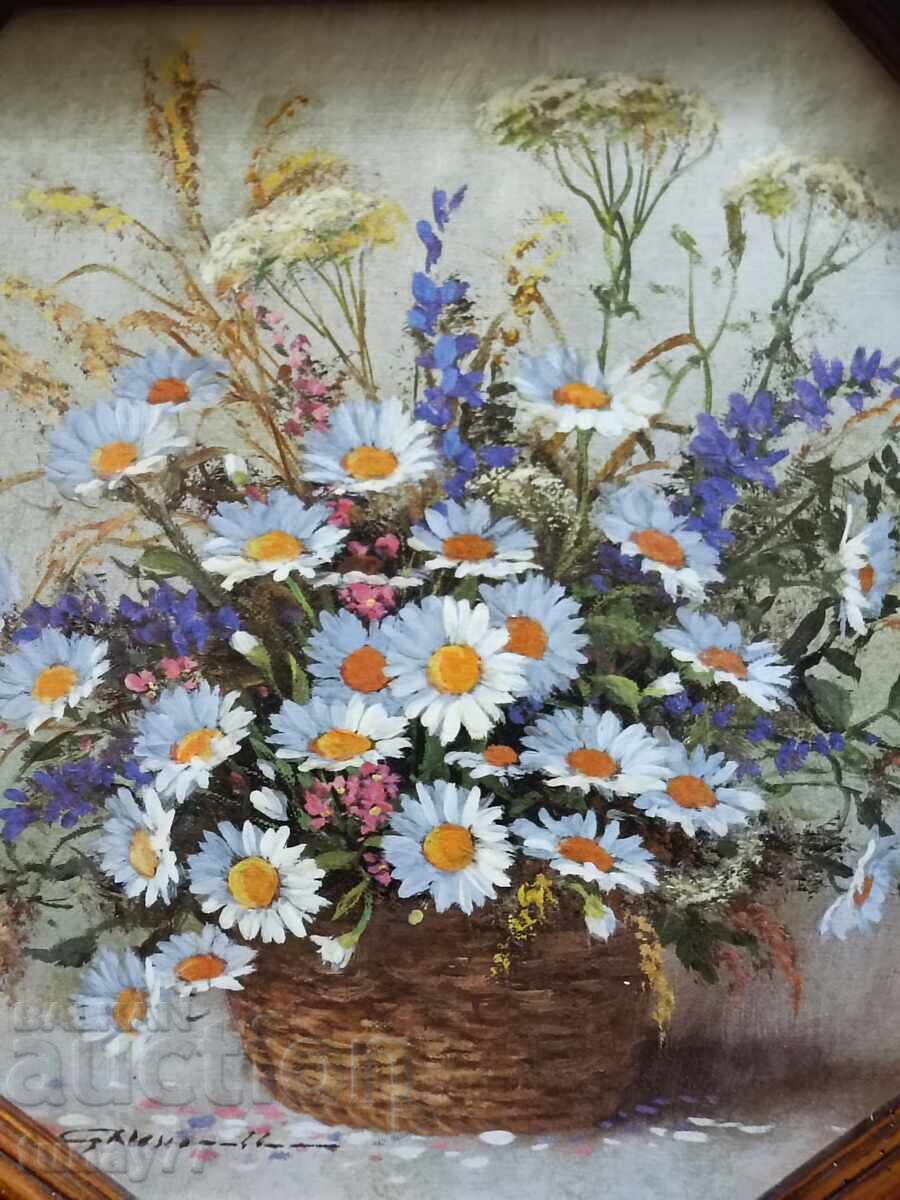 Old Vintage Painting Don Vaughan (1916) unique in real life - 10