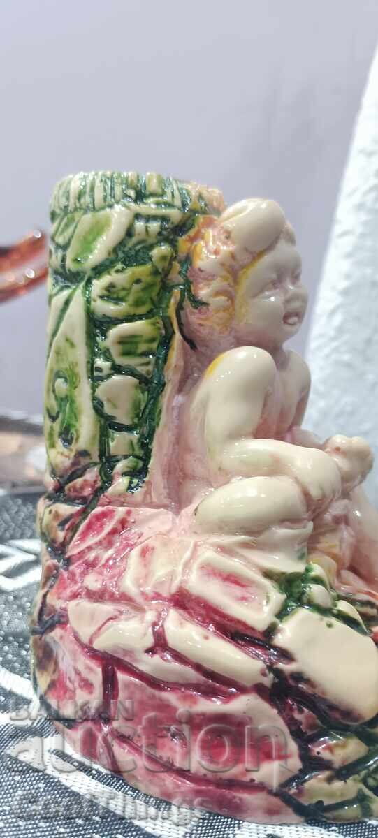 Figurină colorată interesantă, sfeșnic masiv, marcat cu preț 0.01 BGN | € 0.01 Figurină colorată interesantă, sfeșnic masiv, marcat cu preț 0.01 BGN | € 0.01