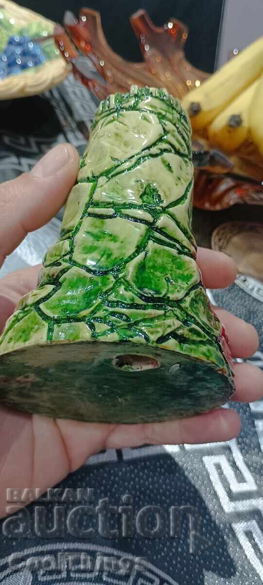 Livrarea Figurină colorată interesantă, sfeșnic masiv, marcat Livrarea Figurină colorată interesantă, sfeșnic masiv, marcat