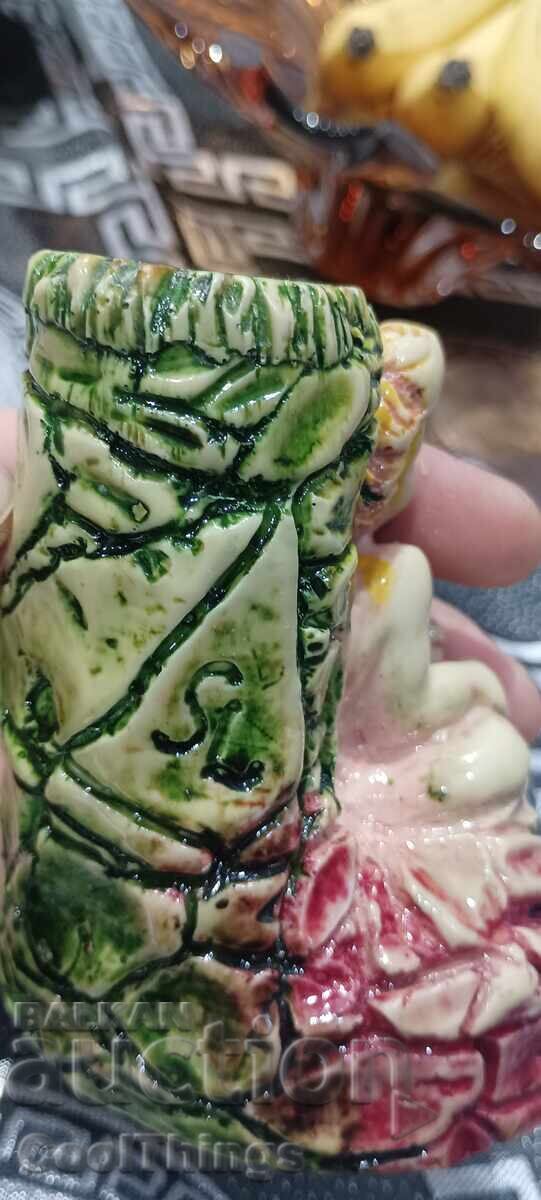 Figurină colorată interesantă, sfeșnic masiv, marcat - 5 Figurină colorată interesantă, sfeșnic masiv, marcat - 5