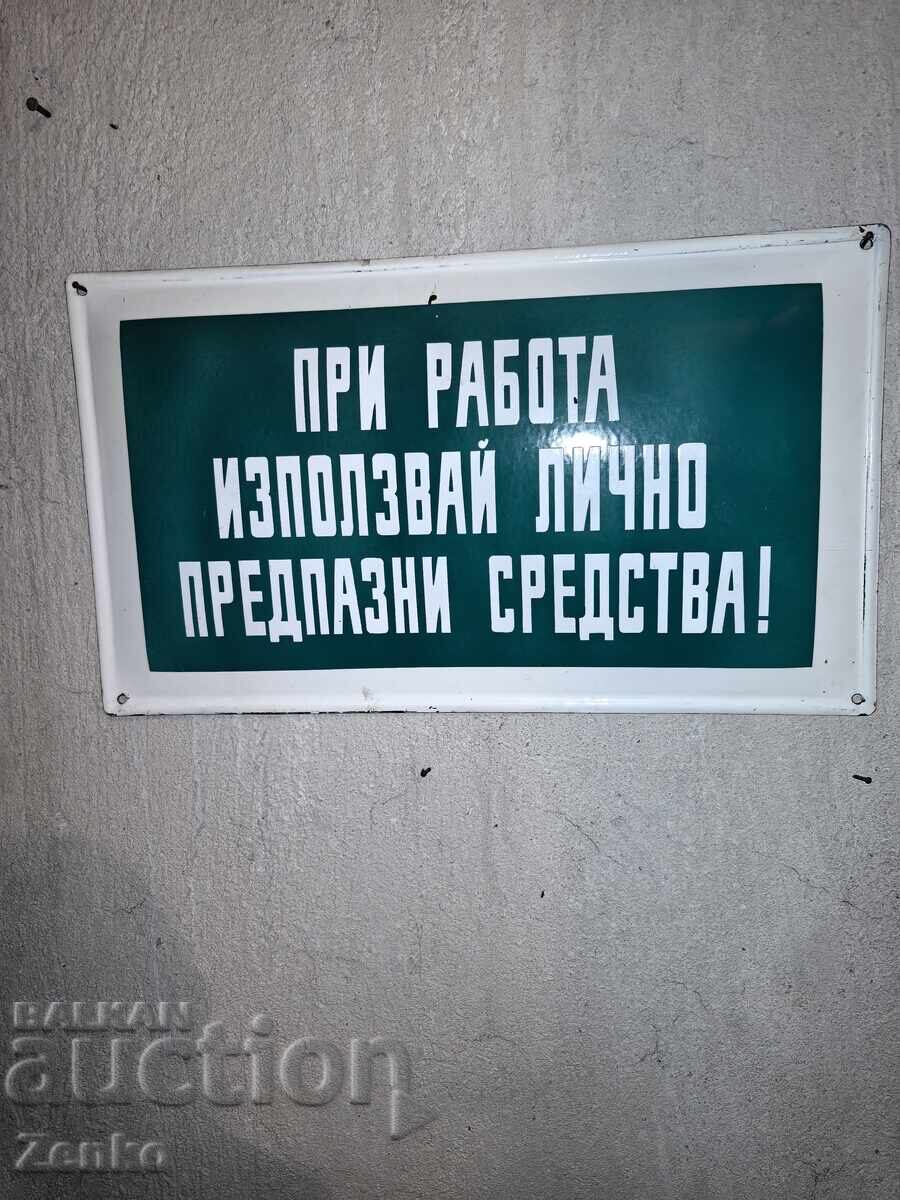 Licitație Placa veche emailata Licitație Placa veche emailata