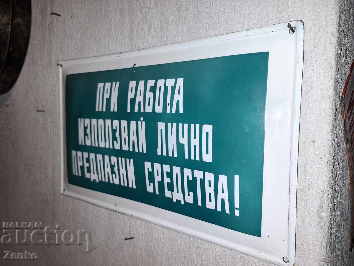 Livrarea Placa veche emailata Livrarea Placa veche emailata