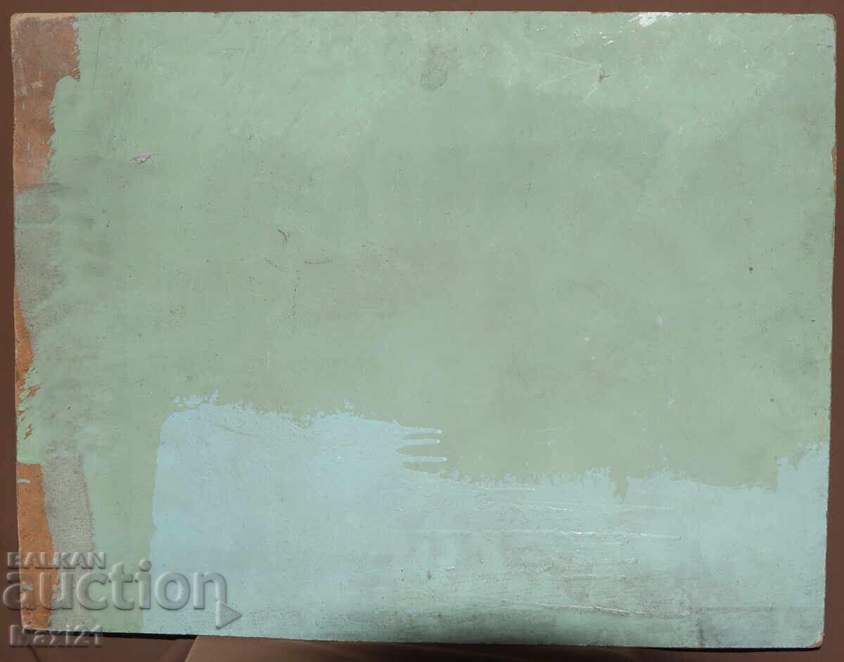 Tablou ulei pe pânză peisaj montan lac - 7 Tablou ulei pe pânză peisaj montan lac - 7