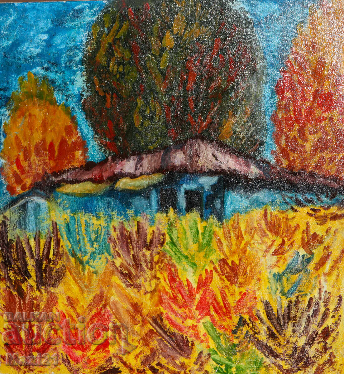 Oil painting landscape