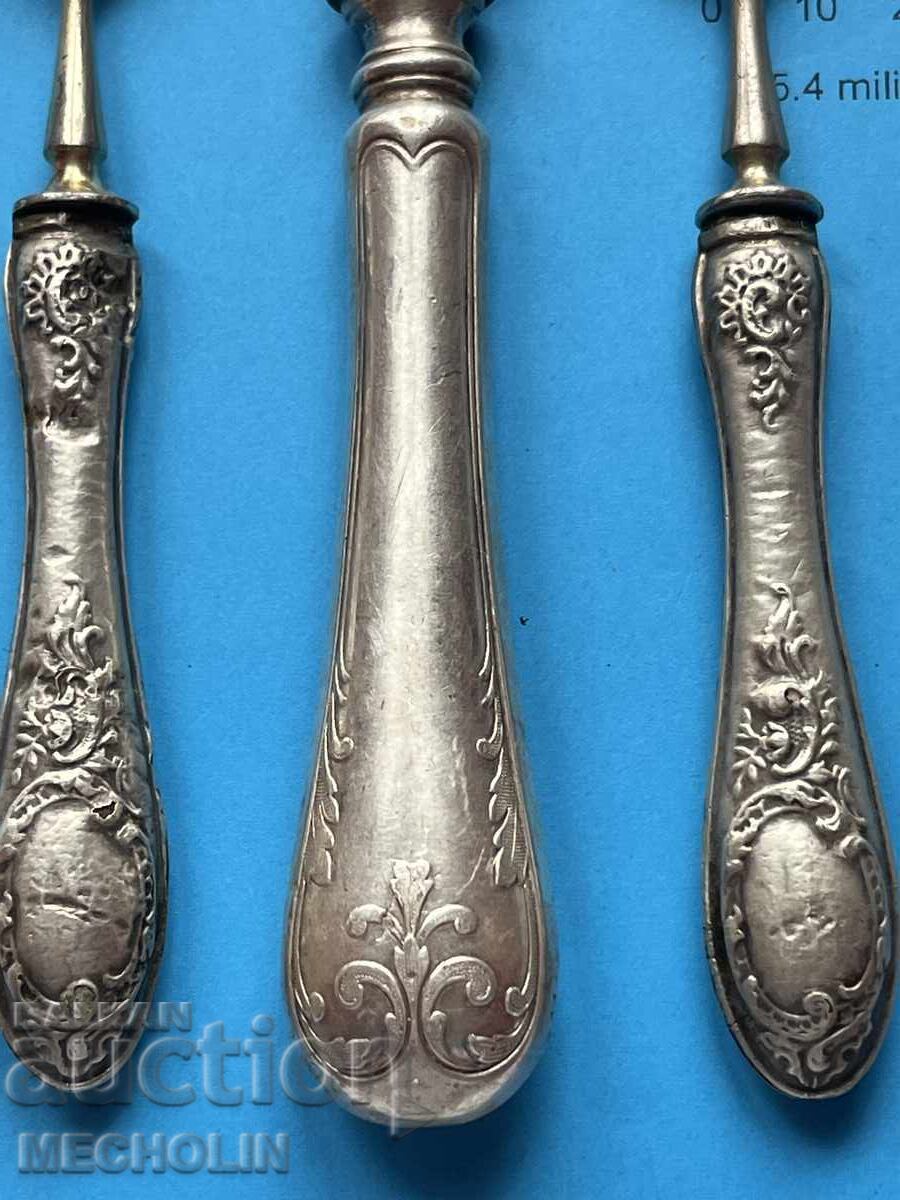 Ασημένια Πιρούνια + Μαχαίρι 0,800 - 7 Ασημένια Πιρούνια + Μαχαίρι 0,800 - 7