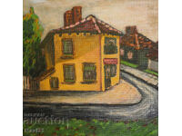 Tablou ulei, peisaj urban