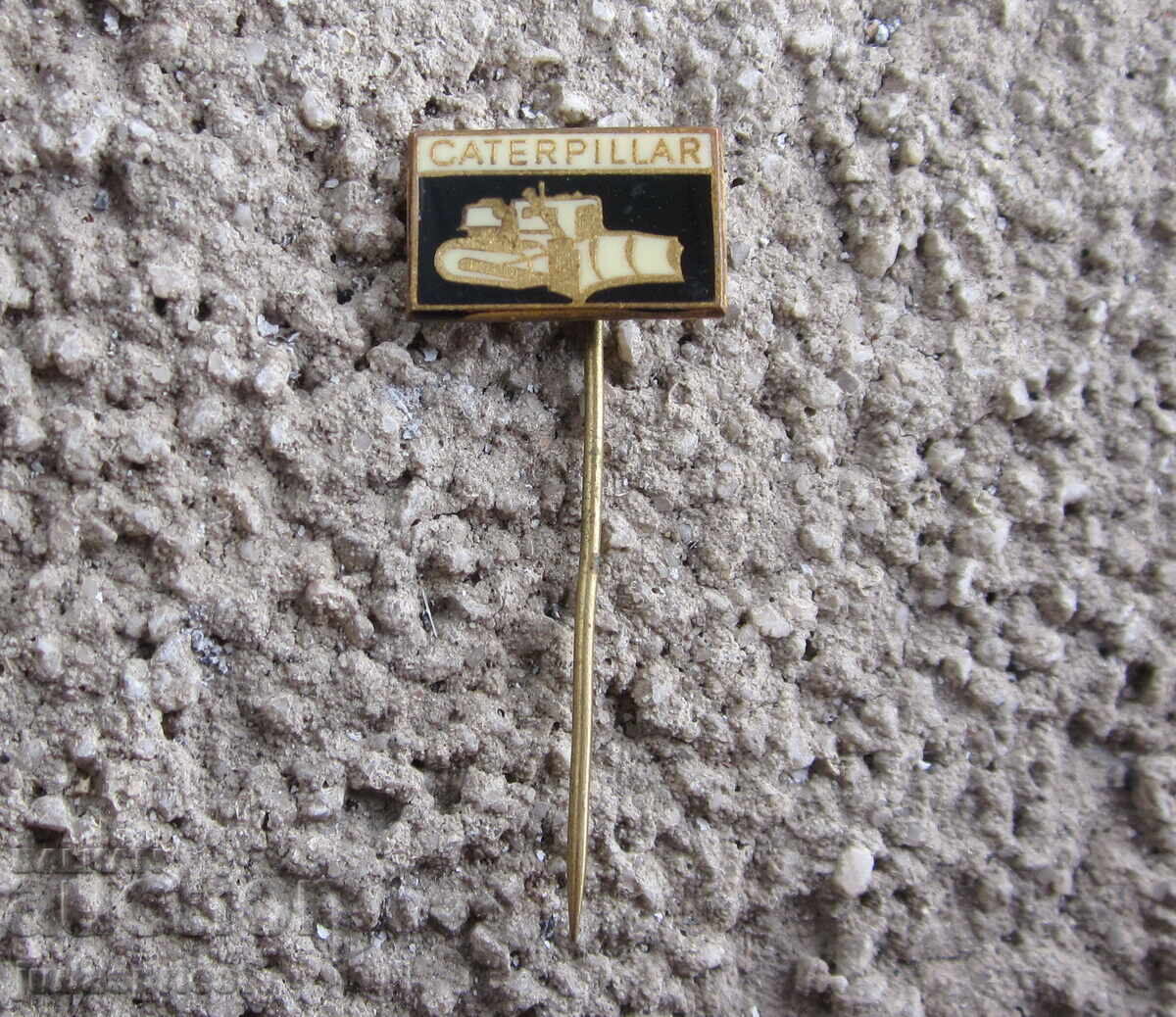 Δημοπρασία Μπουλντόζα Caterpillar, παλιό σήμα, παλιό έμβλημα Δημοπρασία Μπουλντόζα Caterpillar, παλιό σήμα, παλιό έμβλημα