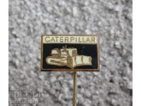 Μπουλντόζα Caterpillar, παλιό σήμα, παλιό έμβλημα