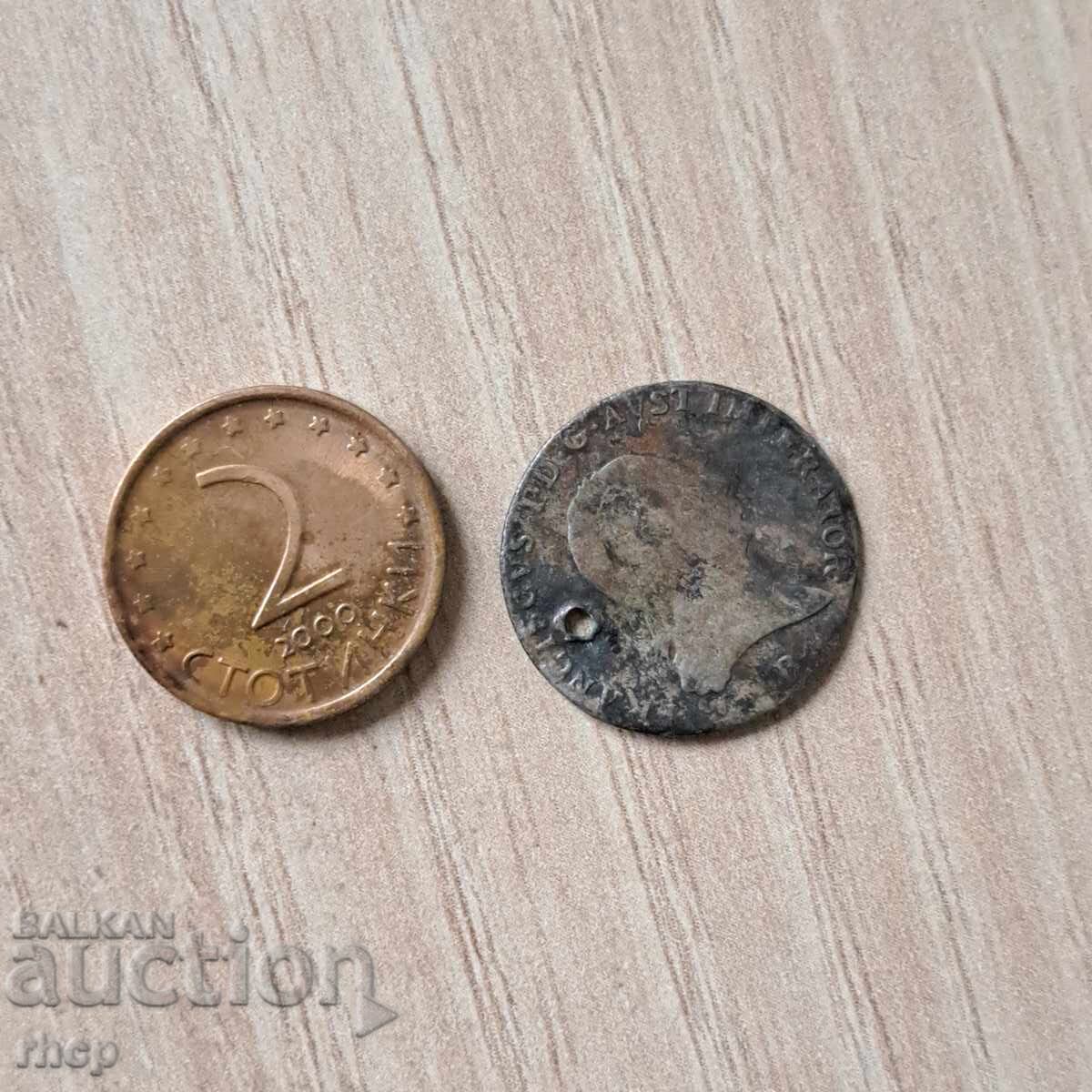 Licitație Austria-Ungaria 3 Kreuzer 1818