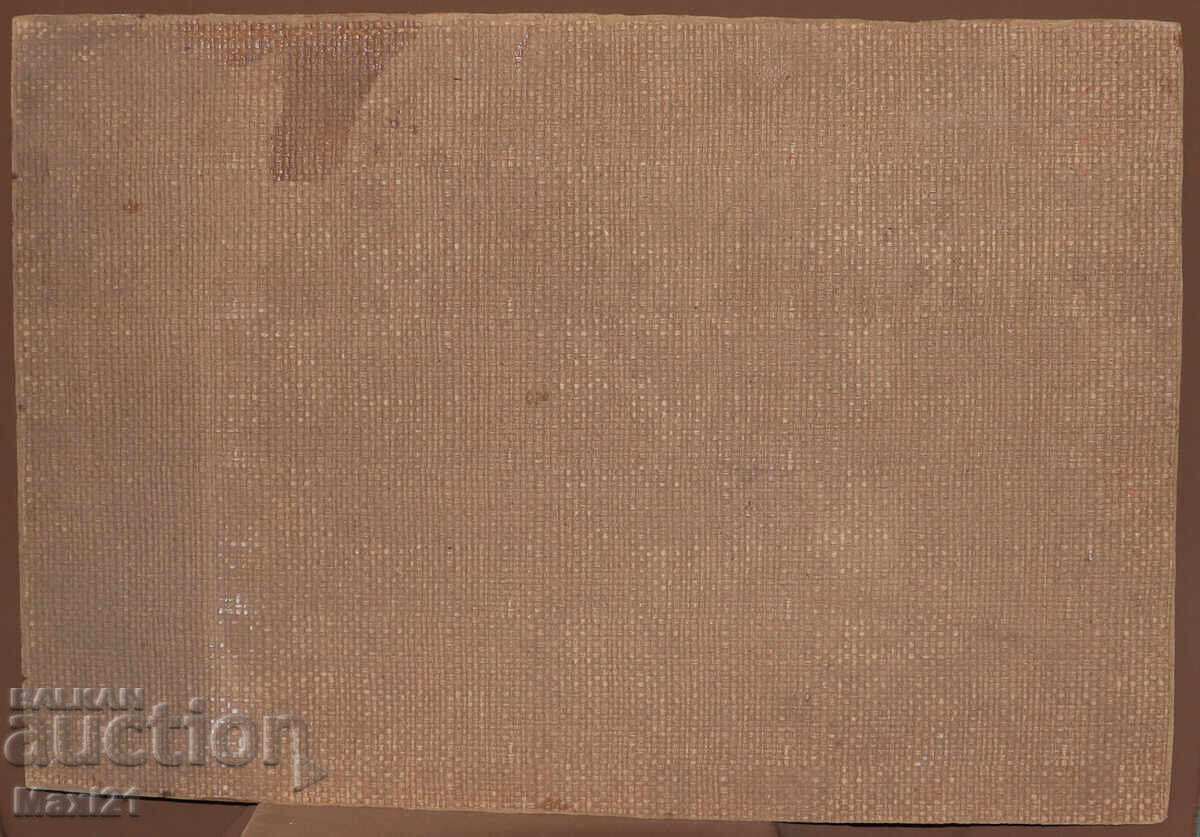 Картина маслени бои пейзаж езеро подписана 1976г. - 6