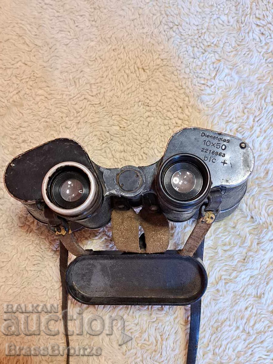 Binoclu Dienstglas 10x50 blc+ Binoclu Al Doilea Război Mondial Germania cu preț 350.00 BGN | € 178.95