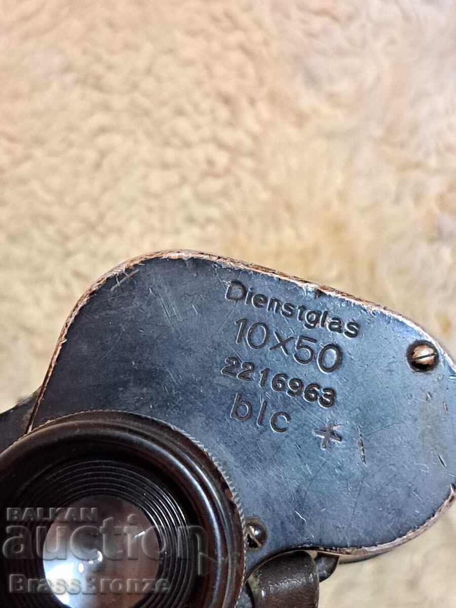 Licitație Binoclu Dienstglas 10x50 blc+ Binoclu Al Doilea Război Mondial Germania