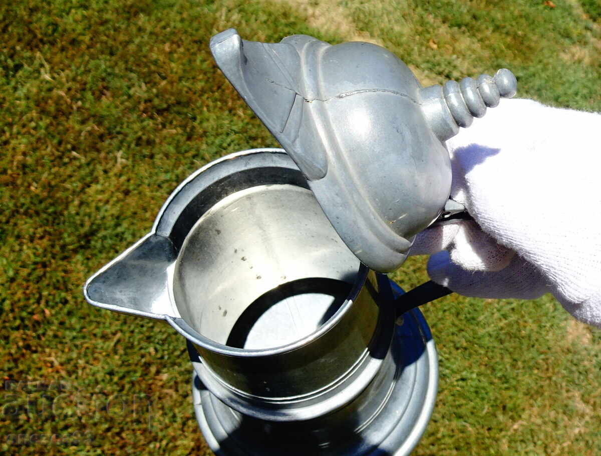 Калаена кана с капак 600 мл.,средновековен дизайн. с цена 39.00 лв. | € 19.94