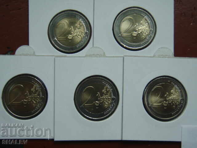 2 Euro 2019 Germania "Zidul Berlinului" A,D,F,G,J /Germaniya 2 evro - 5