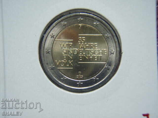 Licitație 2 Euro 2025 Germania "35 ani" A,D,F,G,J /Germaniya/ - 2 euro