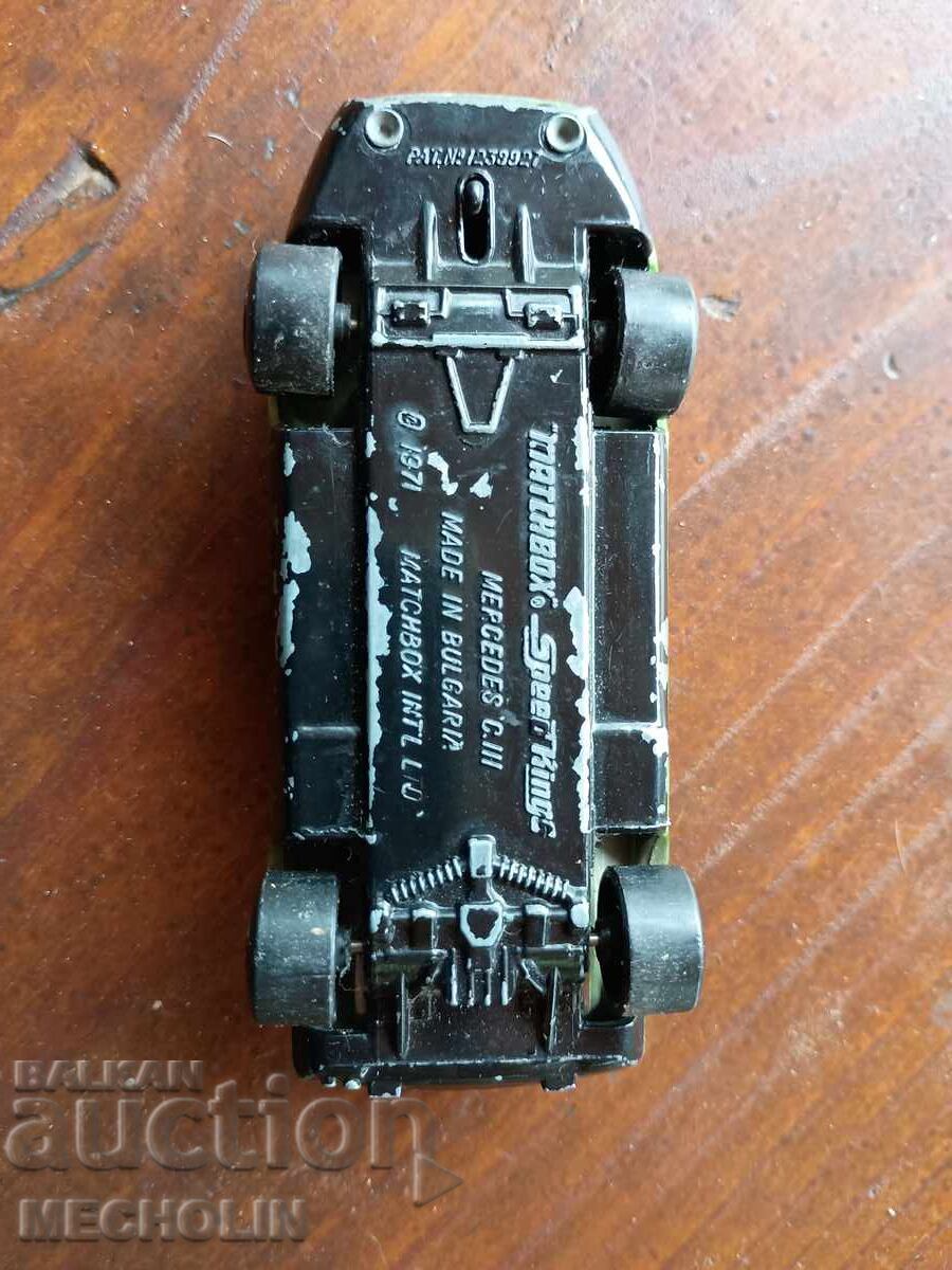 OLD metal cart matchbox machbox mercedes C111 with price 50.00 BGN | € 25.56