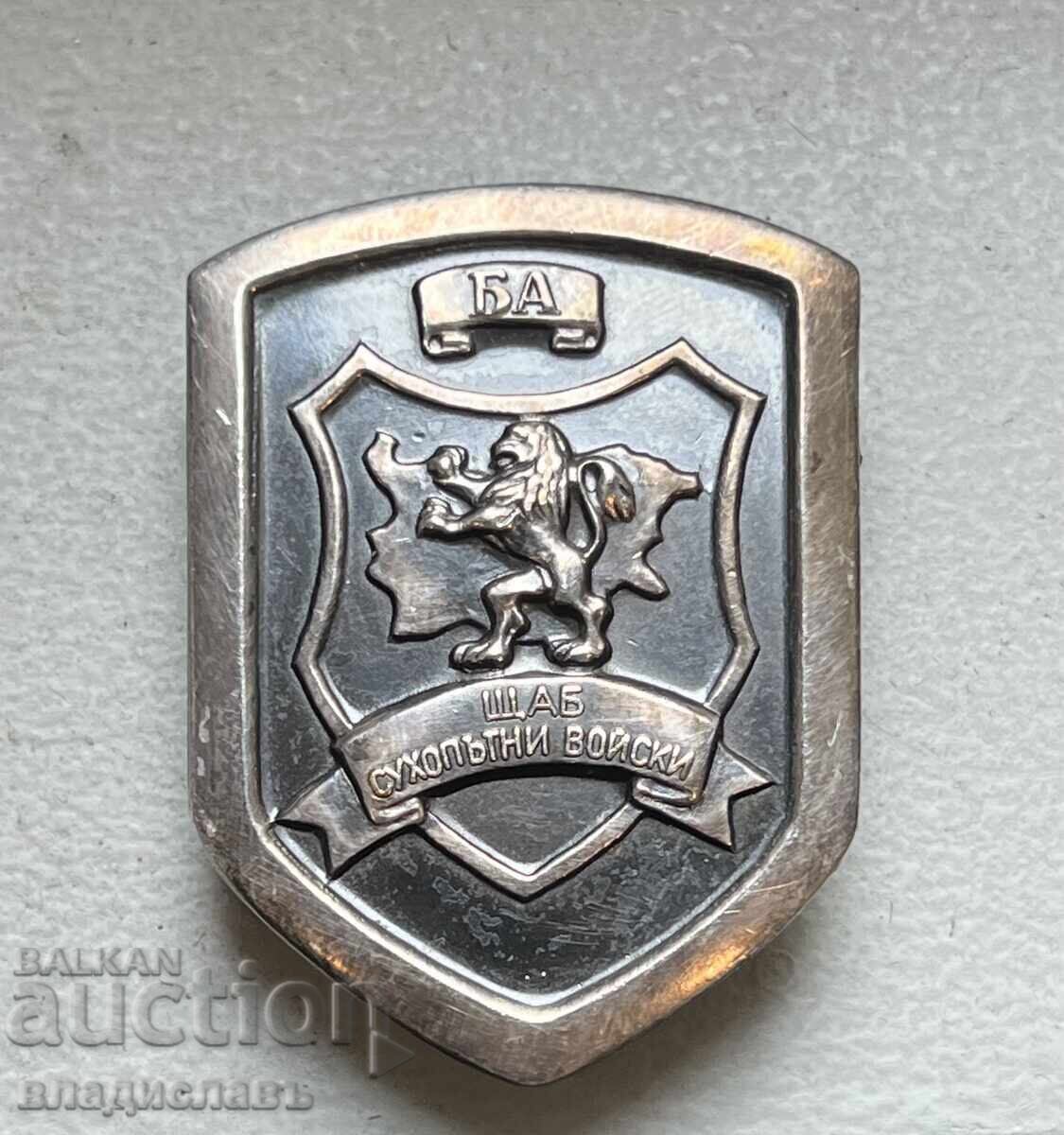 Rare Massive Breast Badge BA Headquarters Land Forces on Screw