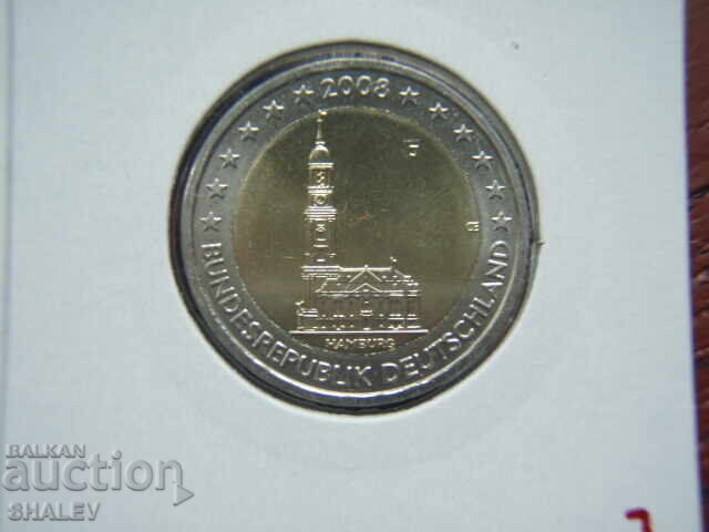 Licitație 2 euro 2008 Germania "Hamburg" A,D,F,G,J /Germaniya/ - 2 euro