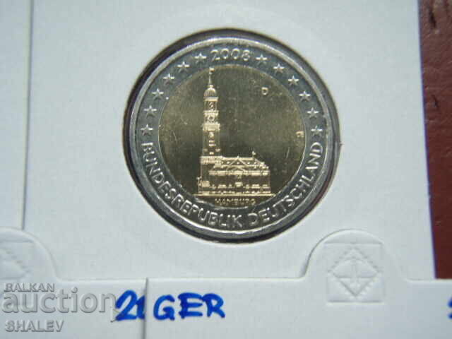 Livrarea 2 euro 2008 Germania "Hamburg" A,D,F,G,J /Germaniya/ - 2 euro Livrarea 2 euro 2008 Germania "Hamburg" A,D,F,G,J /Germaniya/ - 2 euro