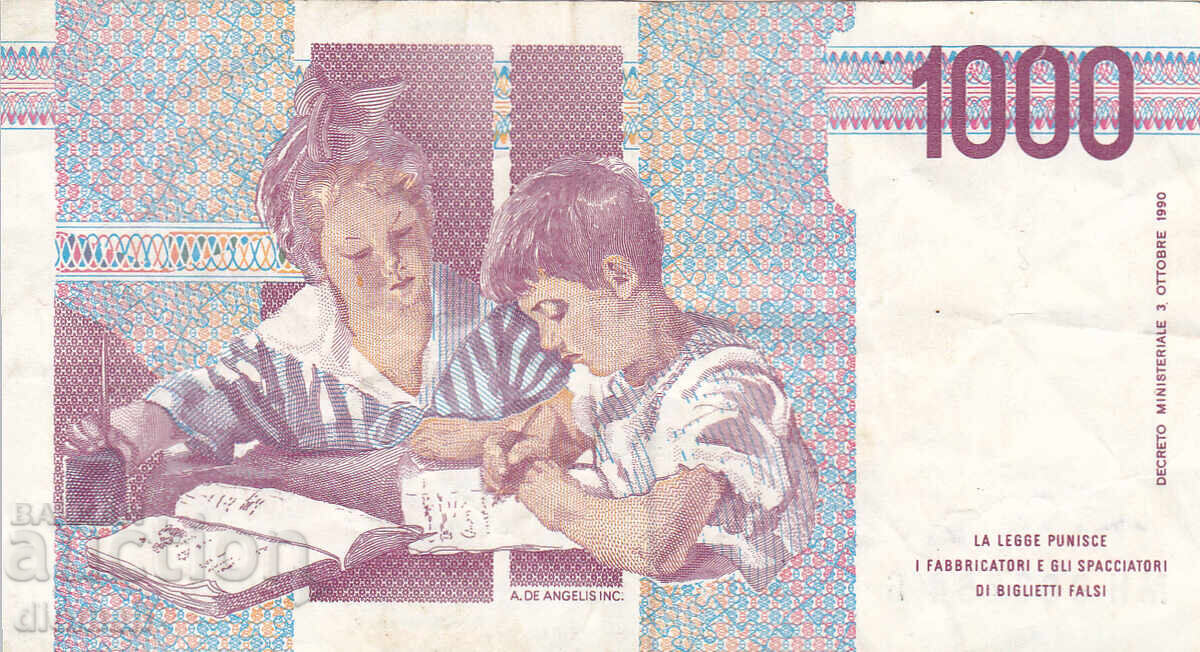 dioman - ITALY - 1000 LIRE with price € 0.50 | 0.98 BGN