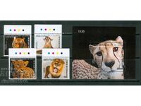 Togo - Faună, serie completă și bloc, curat