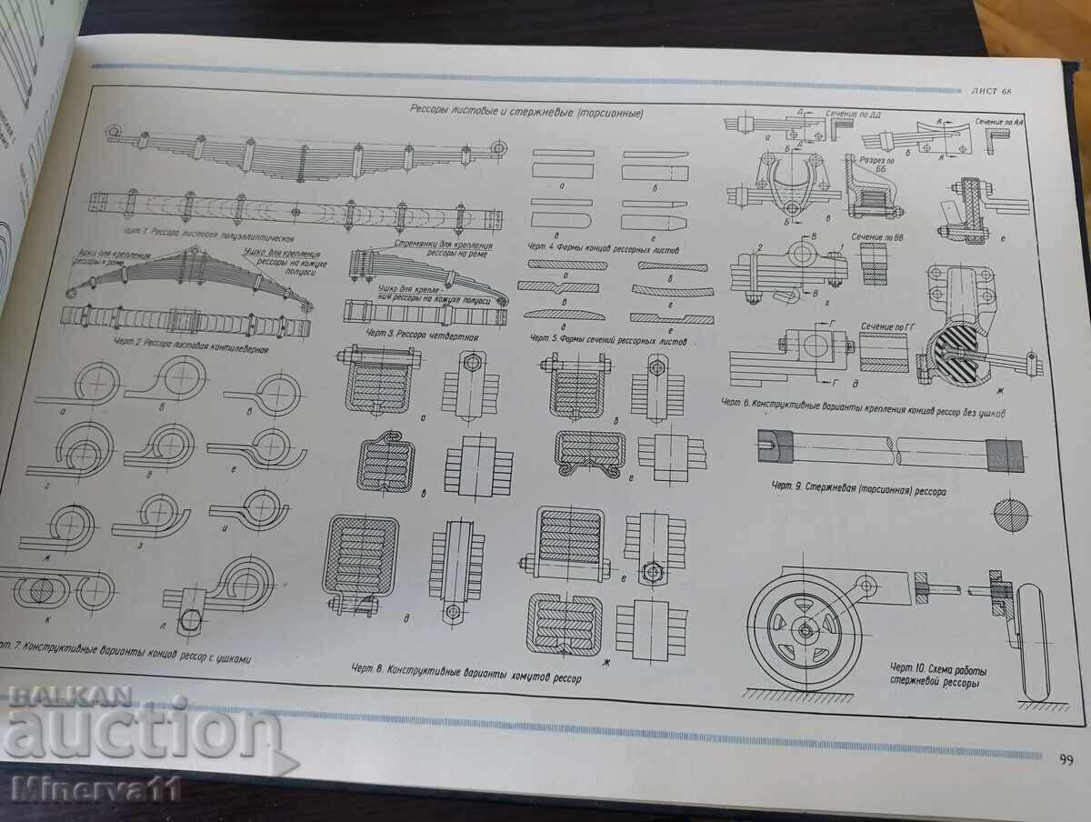 Licitație Carte antică Atlas pentru detalii mașini Licitație Carte antică Atlas pentru detalii mașini