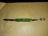 Παλιό τσεπάκι μαχαίρι, μαχαίρι, Δρεπάνι και σφυρί ΣΕ Β. ΤΥΡΝΑΒΟ