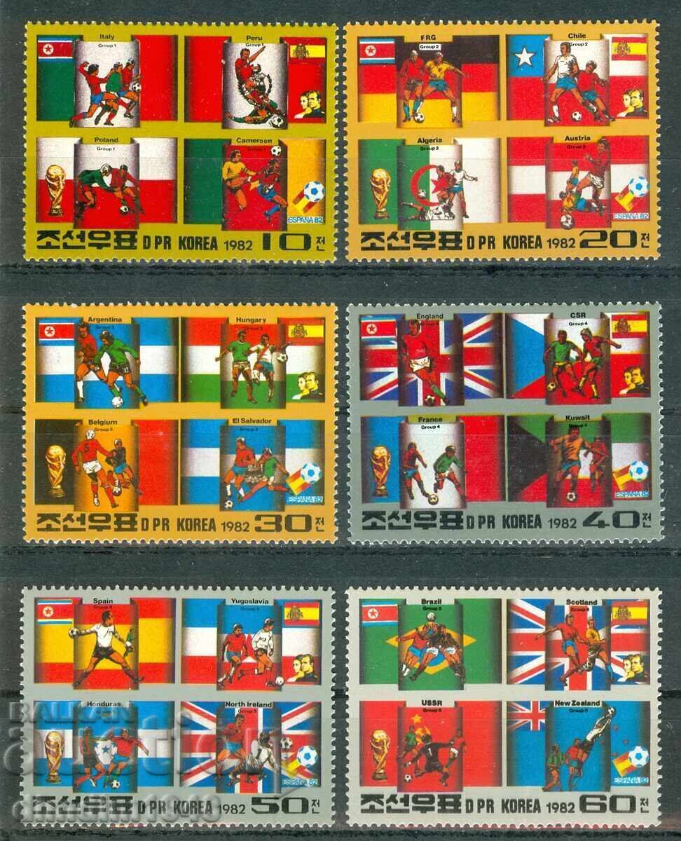 Korea 1982 - Fauna, complete series and block, mint, no hinge