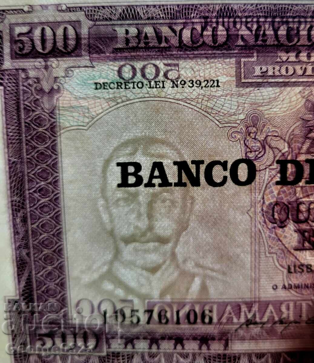 Auction  Mozambique 1967 1976 50 100 500 1000 Escudos UNC New