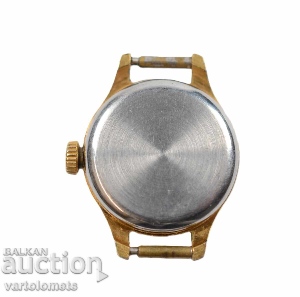 Auction Women's watch CHAIKA CHAIKA USSR with gold plating 10 Mk - working Auction Women's watch CHAIKA CHAIKA USSR with gold plating 10 Mk - working