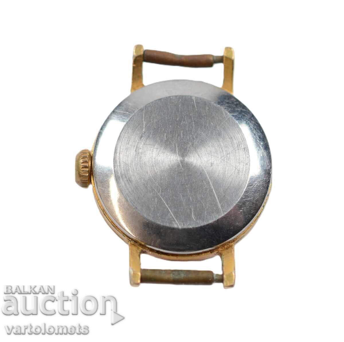 Auction Women's watch CHAIKA CHAIKA USSR with gold plating 10 Mk - working Auction Women's watch CHAIKA CHAIKA USSR with gold plating 10 Mk - working