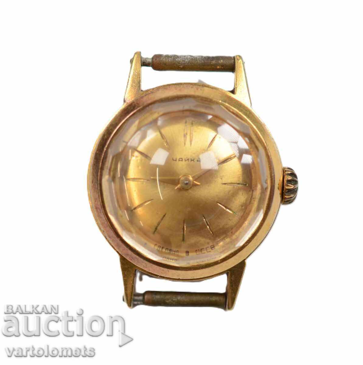 Women's watch CHAIKA CHAIKA USSR with gold plating 10 Mk - working Women's watch CHAIKA CHAIKA USSR with gold plating 10 Mk - working