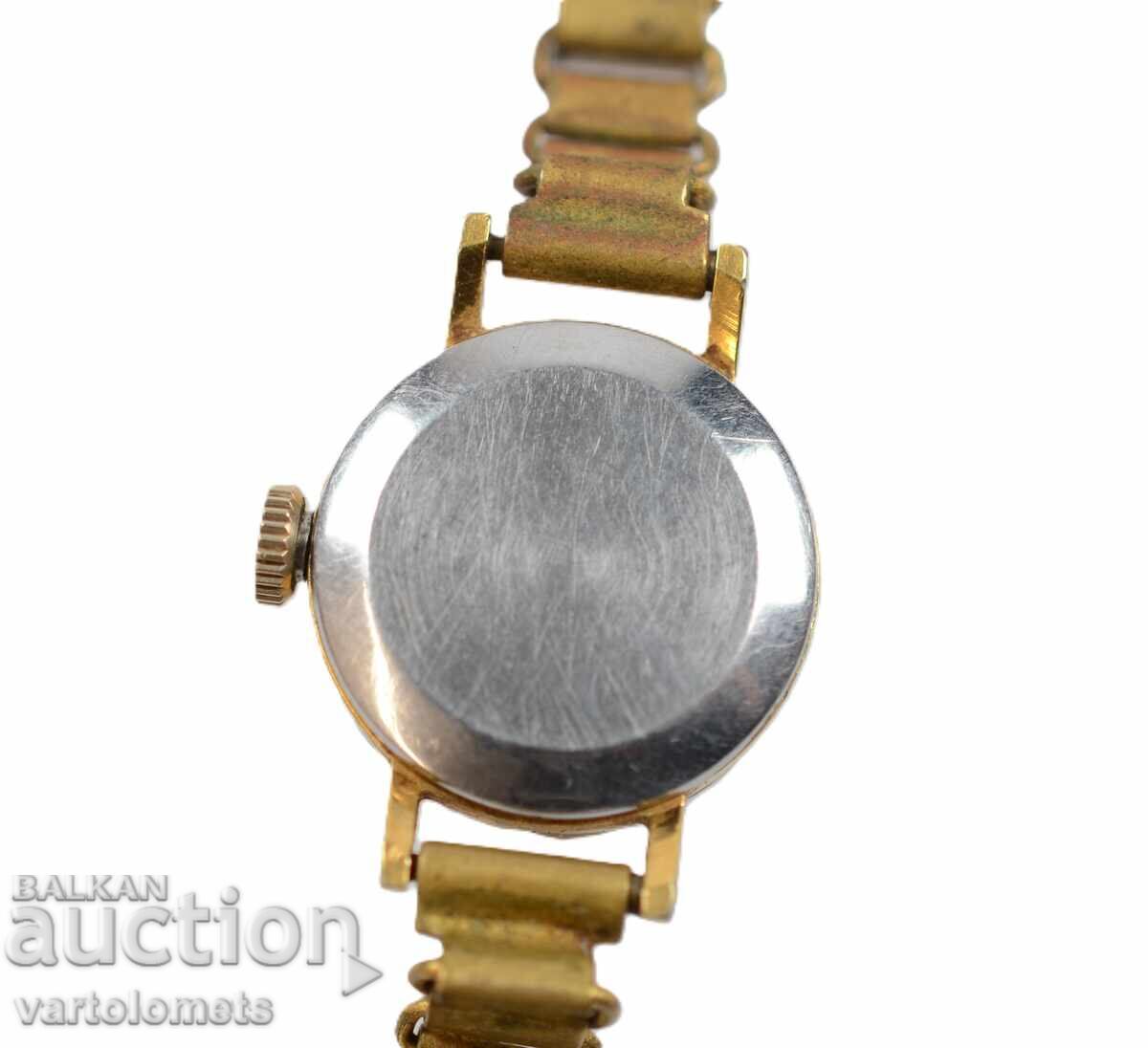 Delivery of Women's watch CHAIKA CHAIKA USSR with gold plating 10 Mk - working Delivery of Women's watch CHAIKA CHAIKA USSR with gold plating 10 Mk - working