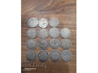 Συλλογή Ασημένιων Βασιλικών Νομισμάτων 50 Σεντς