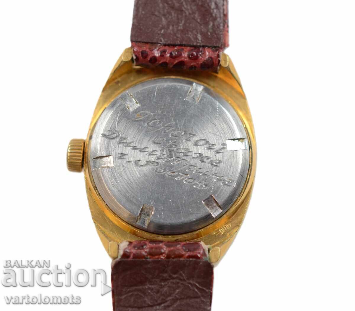 Auction  Women's Watch CHAIKA CHAIKA USSR with Gold Plating - Working