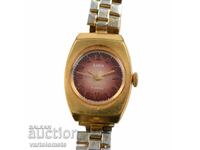 Γυναικείο ρολόι ZARIA ZARIA USSR με επιχρύσωση 10 Mk - λειτουργεί