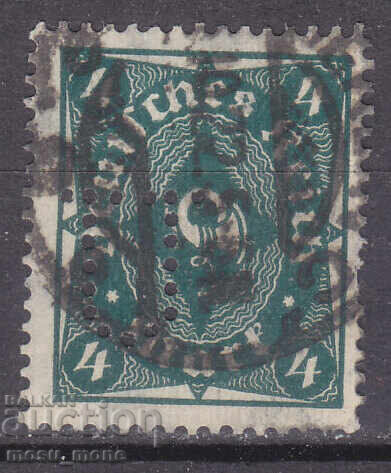 Germany 1922 Perfin Germany 1922 Perfin